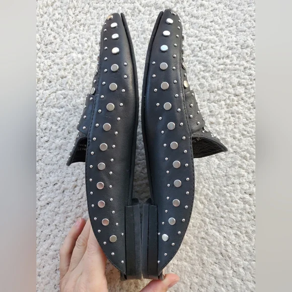 Kristin Cavallari Charlie x Chinese Laundry Studded Women's Mules Flats - Picture 6 of 7